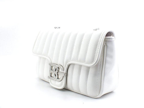 BLUGIRL Ecs M Crossbody Borsa Tracolla Marrone Off White Bianco PA2030E0006 - Sandrini Calzature e Abbigliamento