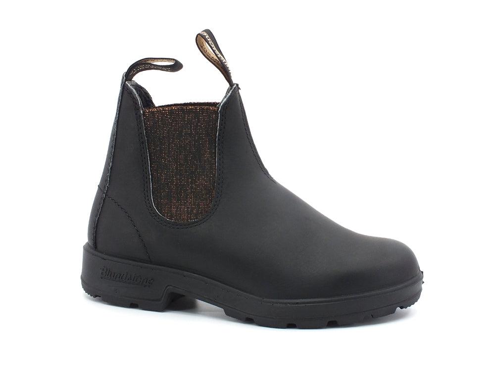 BLUNDSTONE Stivaletto Polacco Elastici Black Bronze Glitter 1924 - Sandrini Calzature e Abbigliamento