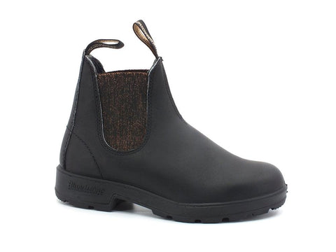 BLUNDSTONE Stivaletto Polacco Elastici Black Bronze Glitter 1924 - Sandrini Calzature e Abbigliamento