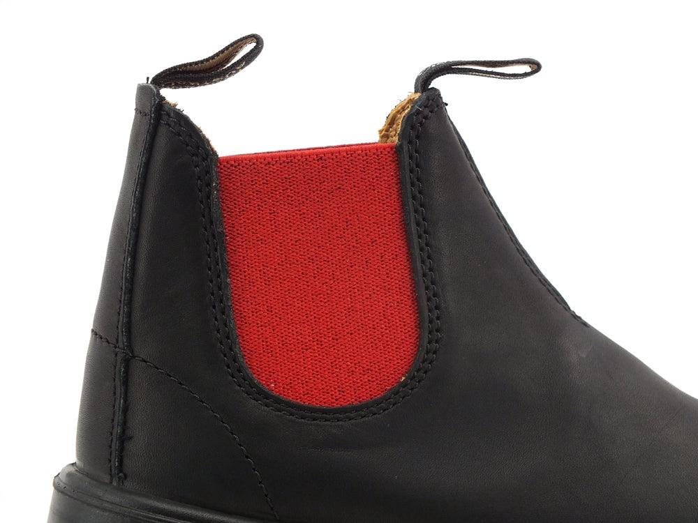 BLUNDSTONE Stivaletto Polacco Elastici Black Red 581 - Sandrini Calzature e Abbigliamento