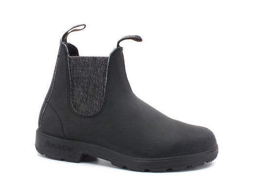 BLUNDSTONE Stivaletto Polacco Elastici Black Silver Glitter 2032 - Sandrini Calzature e Abbigliamento