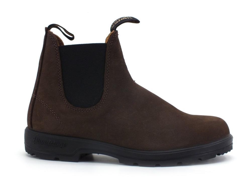 BLUNDSTONE Stivaletto Polacco Elastici Brown Nubuk 1606 - Sandrini Calzature e Abbigliamento