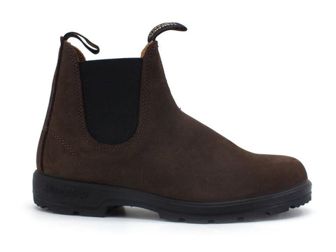 BLUNDSTONE Stivaletto Polacco Elastici Brown Nubuk 1606 - Sandrini Calzature e Abbigliamento