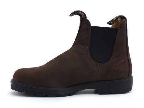 BLUNDSTONE Stivaletto Polacco Elastici Brown Nubuk 1606 - Sandrini Calzature e Abbigliamento