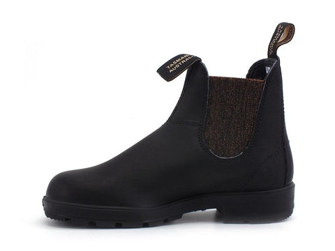 BLUNDSTONE Stivaletto Polacco Elastici Glitter Black Bronze 1924 - Sandrini Calzature e Abbigliamento