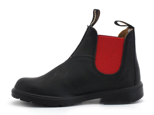 BLUNDSTONE Stivaletto Polacco Elastico Bambino Black Red 581 - Sandrini Calzature e Abbigliamento