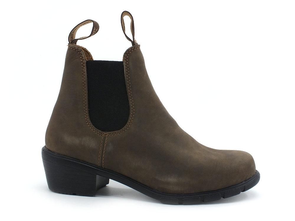 BLUNDSTONE Stivaletto Polacco Tacco Rustic Brown 1677 - Sandrini Calzature e Abbigliamento