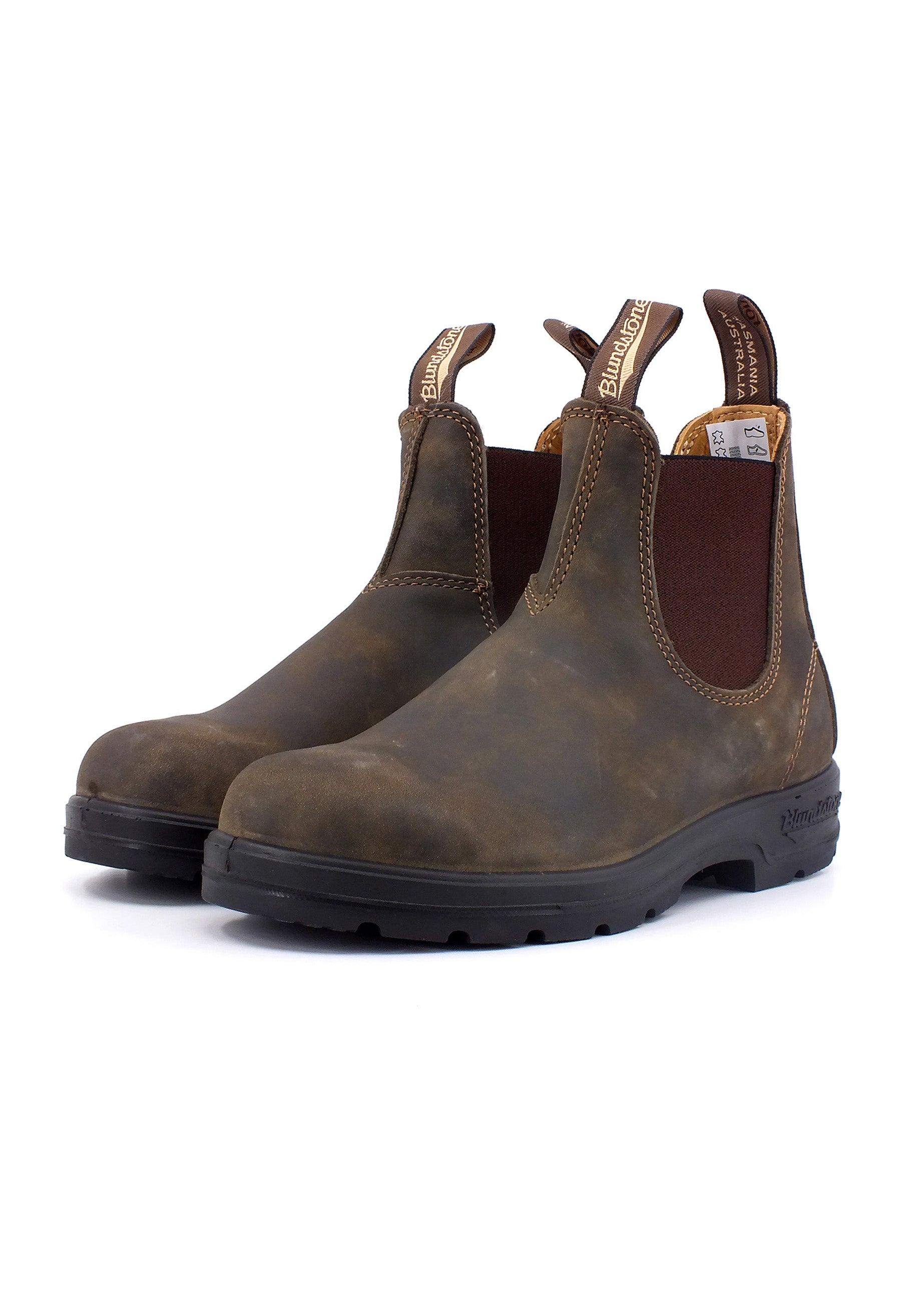 BLUNDSTONE Stivaletto Polacco Uomo Rustic Brown 585U - Sandrini Calzature e Abbigliamento