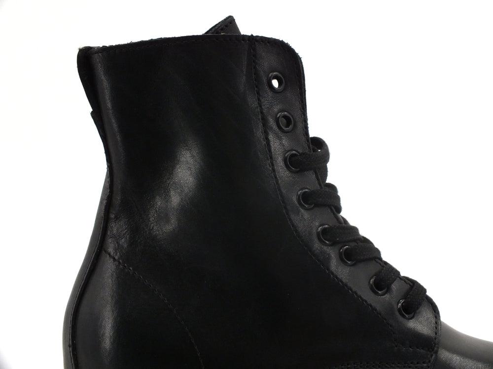 CAFENOIR Anfibio Pelle Lacci Nero FM1010 - Sandrini Calzature e Abbigliamento