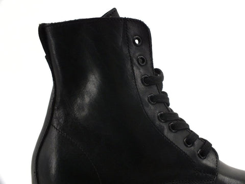 CAFENOIR Anfibio Pelle Lacci Nero FM1010 - Sandrini Calzature e Abbigliamento