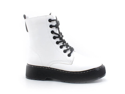 CAFENOIR Anfibio Stivaletto Platform Bianco FF9000 - Sandrini Calzature e Abbigliamento