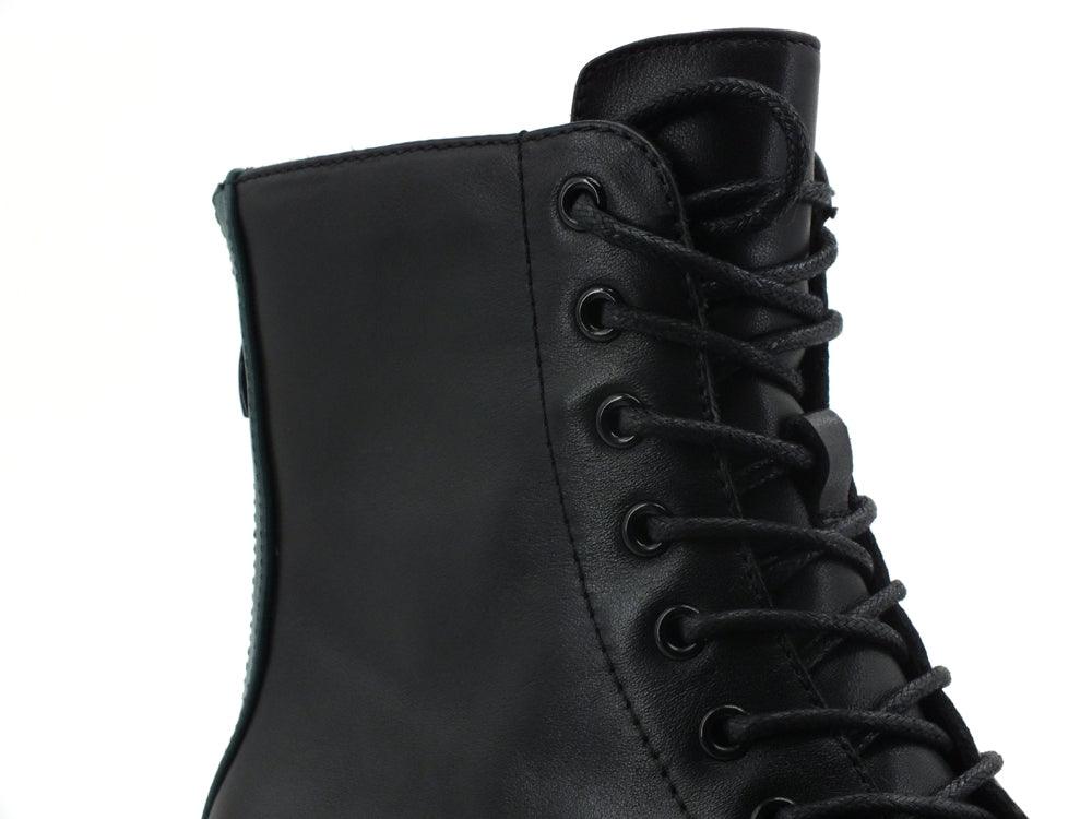 CAFENOIR Anfibio Stivaletto Tacco Nero Verde FGF134 - Sandrini Calzature e Abbigliamento