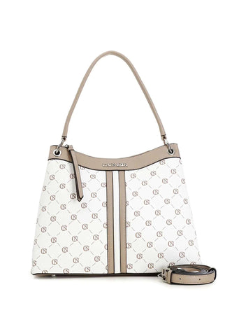CAFENOIR Borsa Hobo Bianco Cipria YD0401 - Sandrini Calzature e Abbigliamento