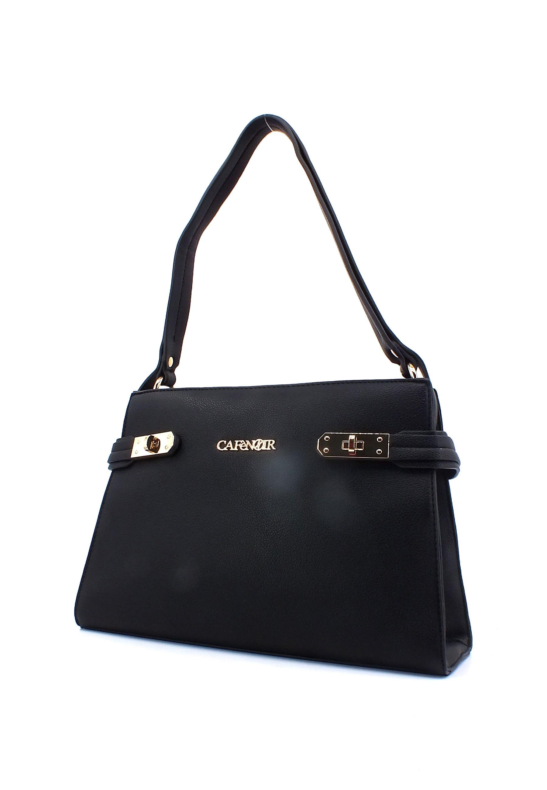 CAFENOIR Borsa Small Tote Nero WF0502 - Sandrini Calzature e Abbigliamento