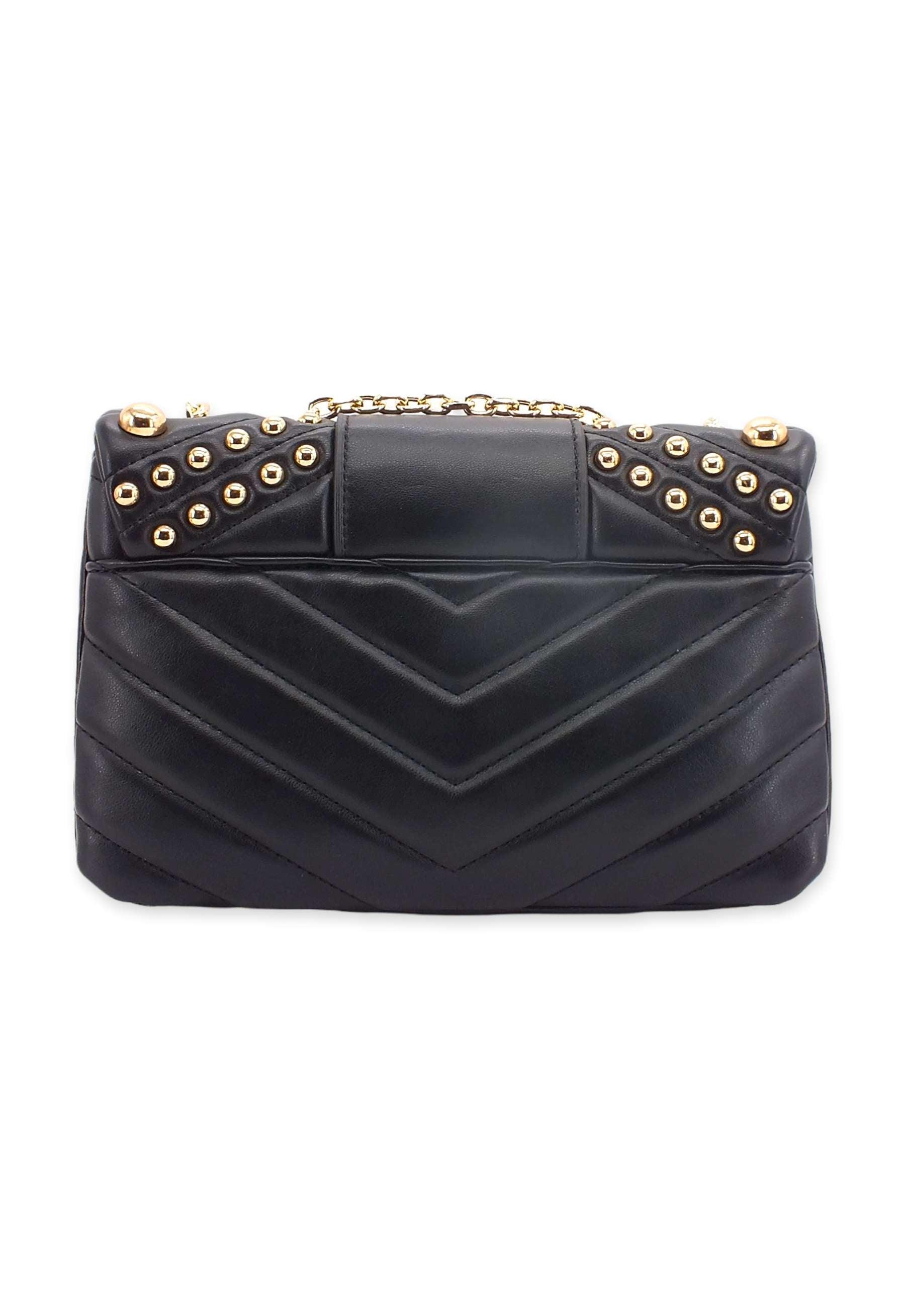CAFENOIR Borsa Tracolla Borchie Nero ZG0302 - Sandrini Calzature e Abbigliamento