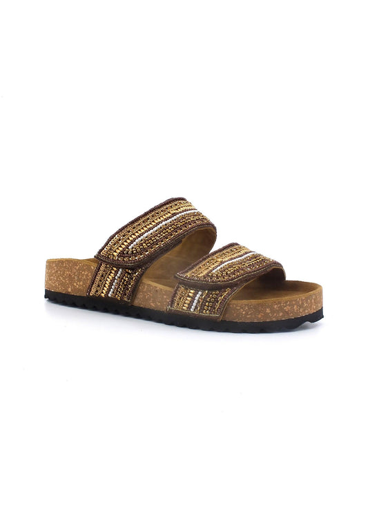 CAFENOIR Ciabatta Donna Multi Marrone GD9110 - Sandrini Calzature e Abbigliamento