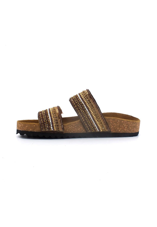 CAFENOIR Ciabatta Donna Multi Marrone GD9110 - Sandrini Calzature e Abbigliamento
