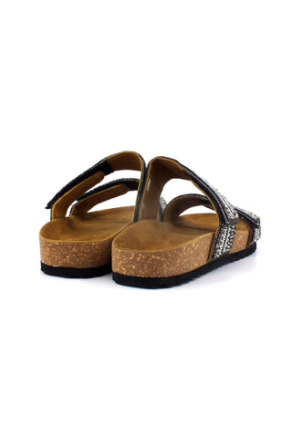 CAFENOIR Ciabatta Donna Multi Nero GD9110 - Sandrini Calzature e Abbigliamento