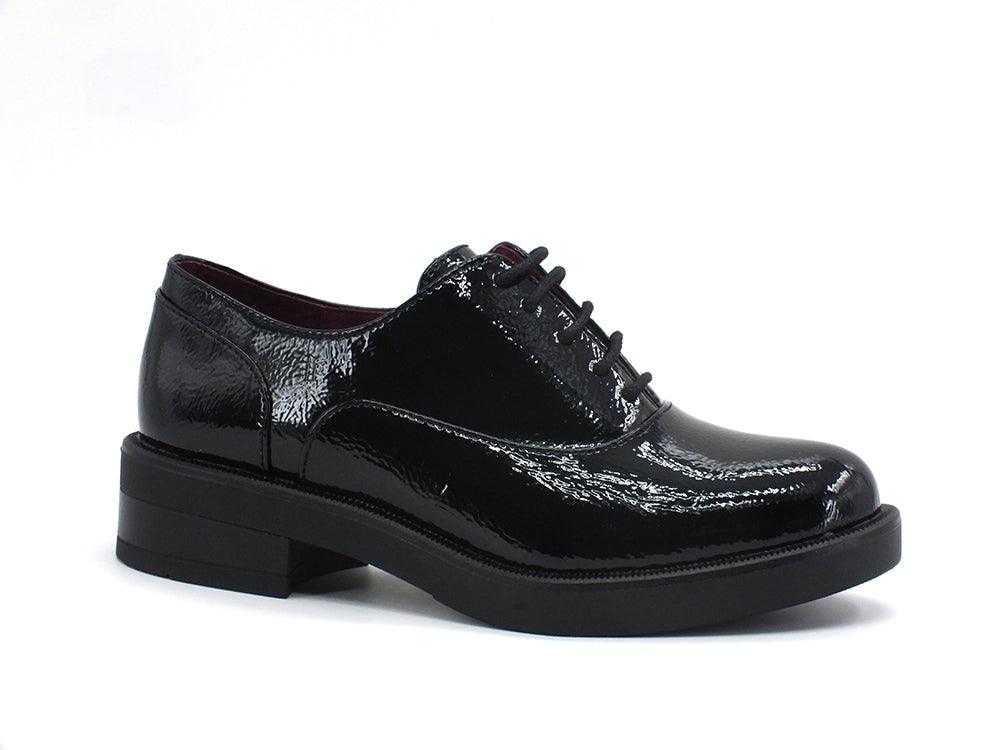 CAFENOIR Derby Vernice Nero FEA921 - Sandrini Calzature e Abbigliamento