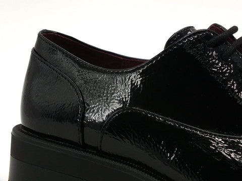 CAFENOIR Derby Vernice Nero FEA921 - Sandrini Calzature e Abbigliamento