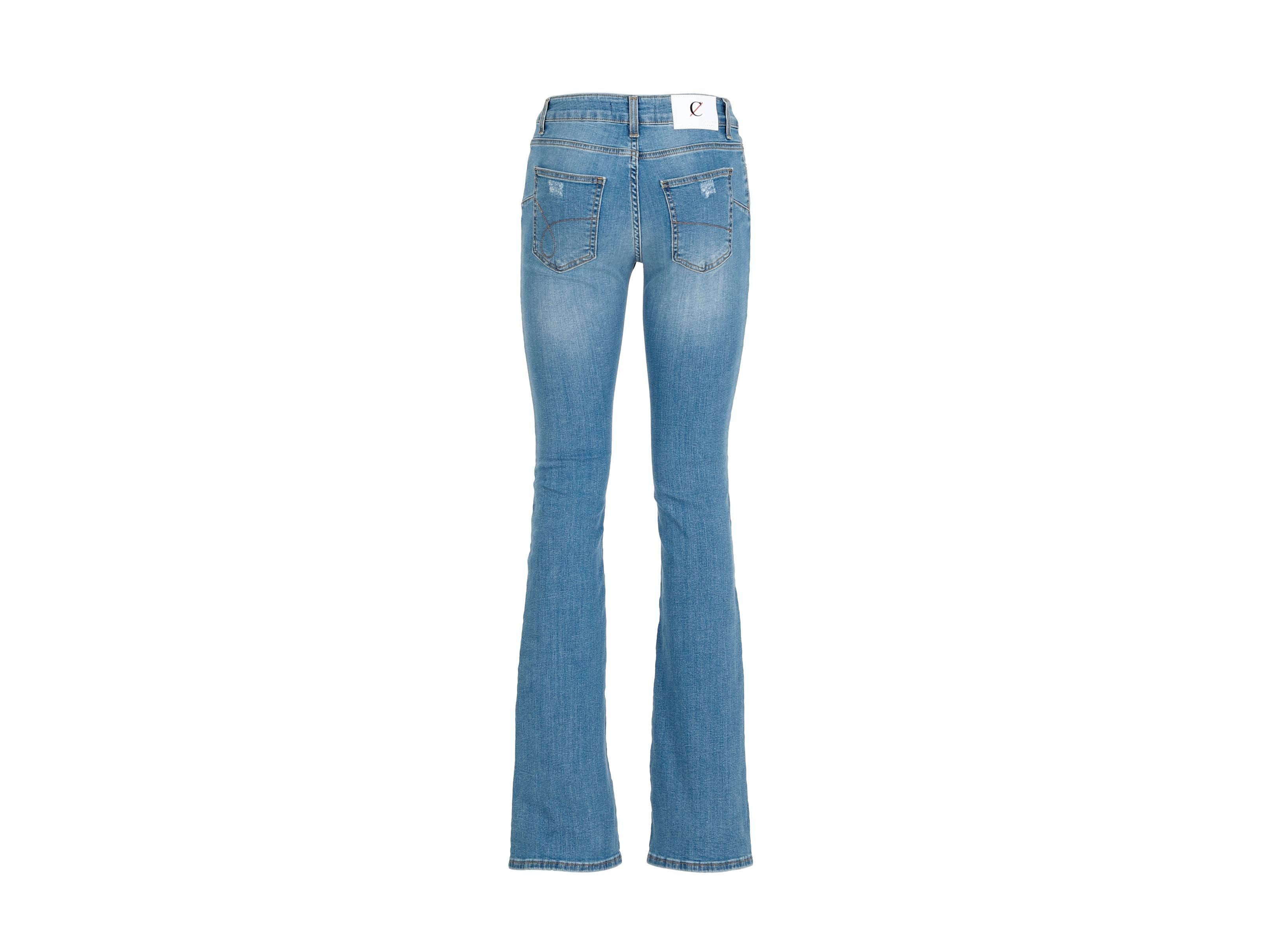 CAFENOIR Jeans Zampa Super Stretch Light Sky Blu JJ0055 - Sandrini Calzature e Abbigliamento