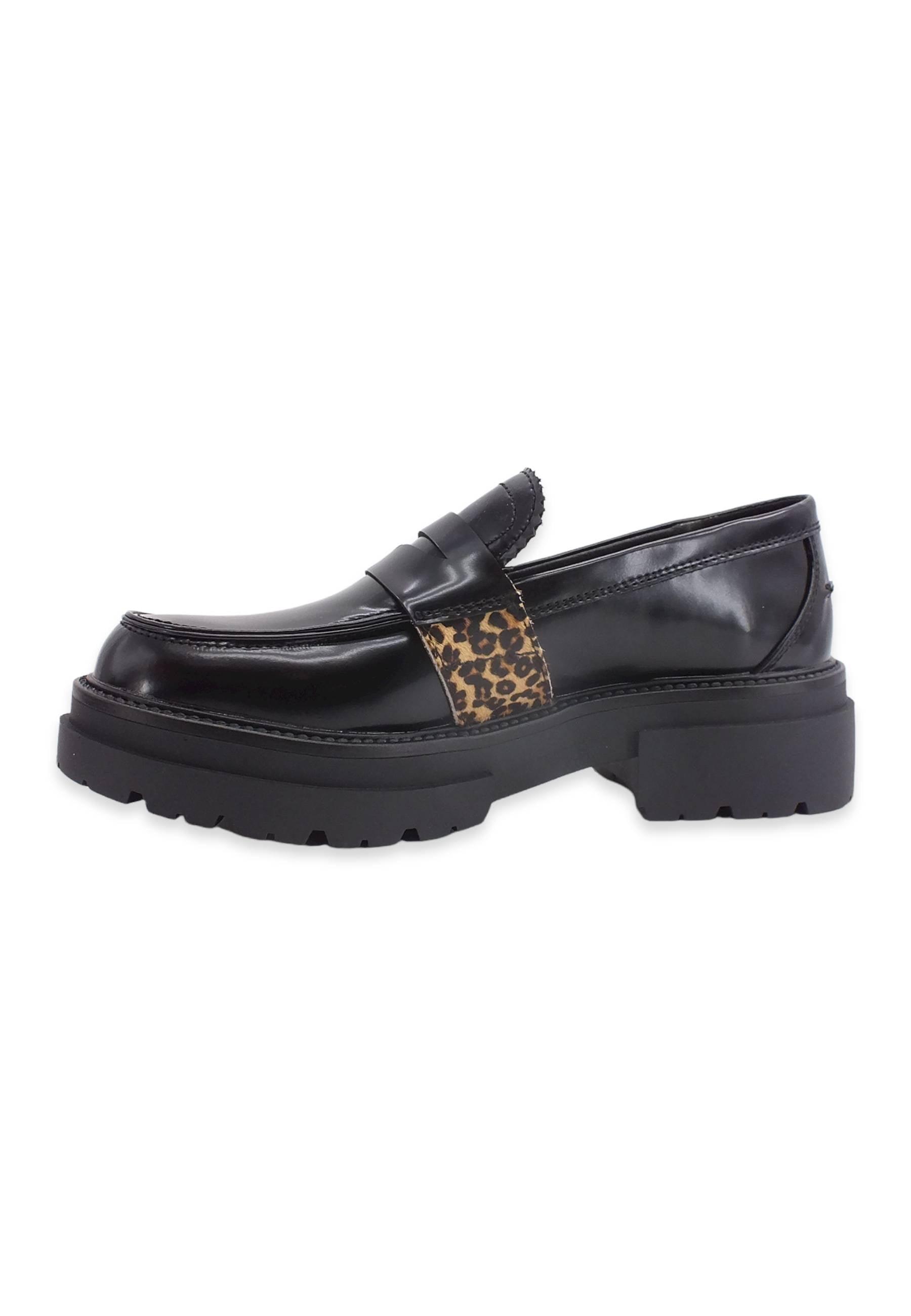 CAFENOIR Mocassino Donna Leo Nero EC9010 - Sandrini Calzature e Abbigliamento