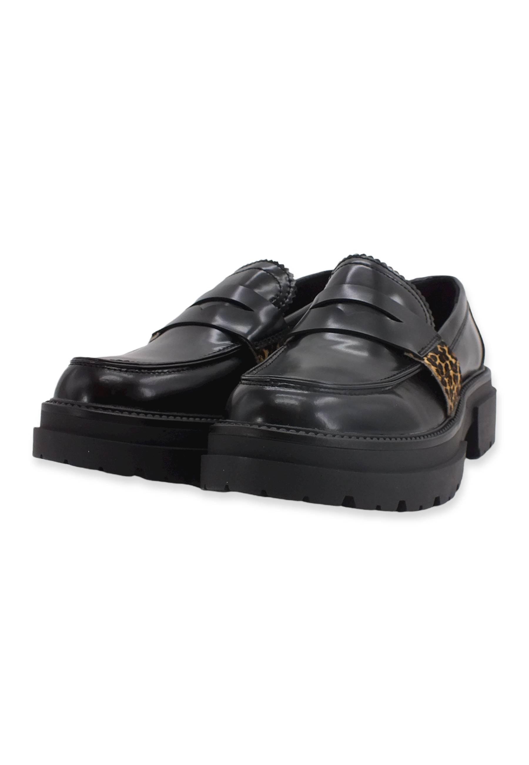 CAFENOIR Mocassino Donna Leo Nero EC9010 - Sandrini Calzature e Abbigliamento