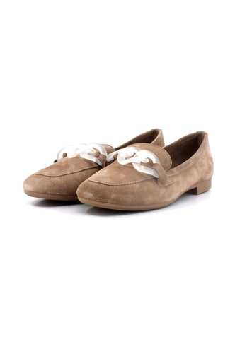 CAFENOIR Mocassino Donna Taupe EG5002 - Sandrini Calzature e Abbigliamento