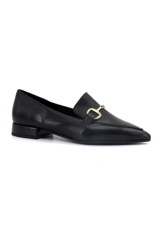 CAFENOIR Mocassino Morsetto Gold Donna Nero MA4010 - Sandrini Calzature e Abbigliamento