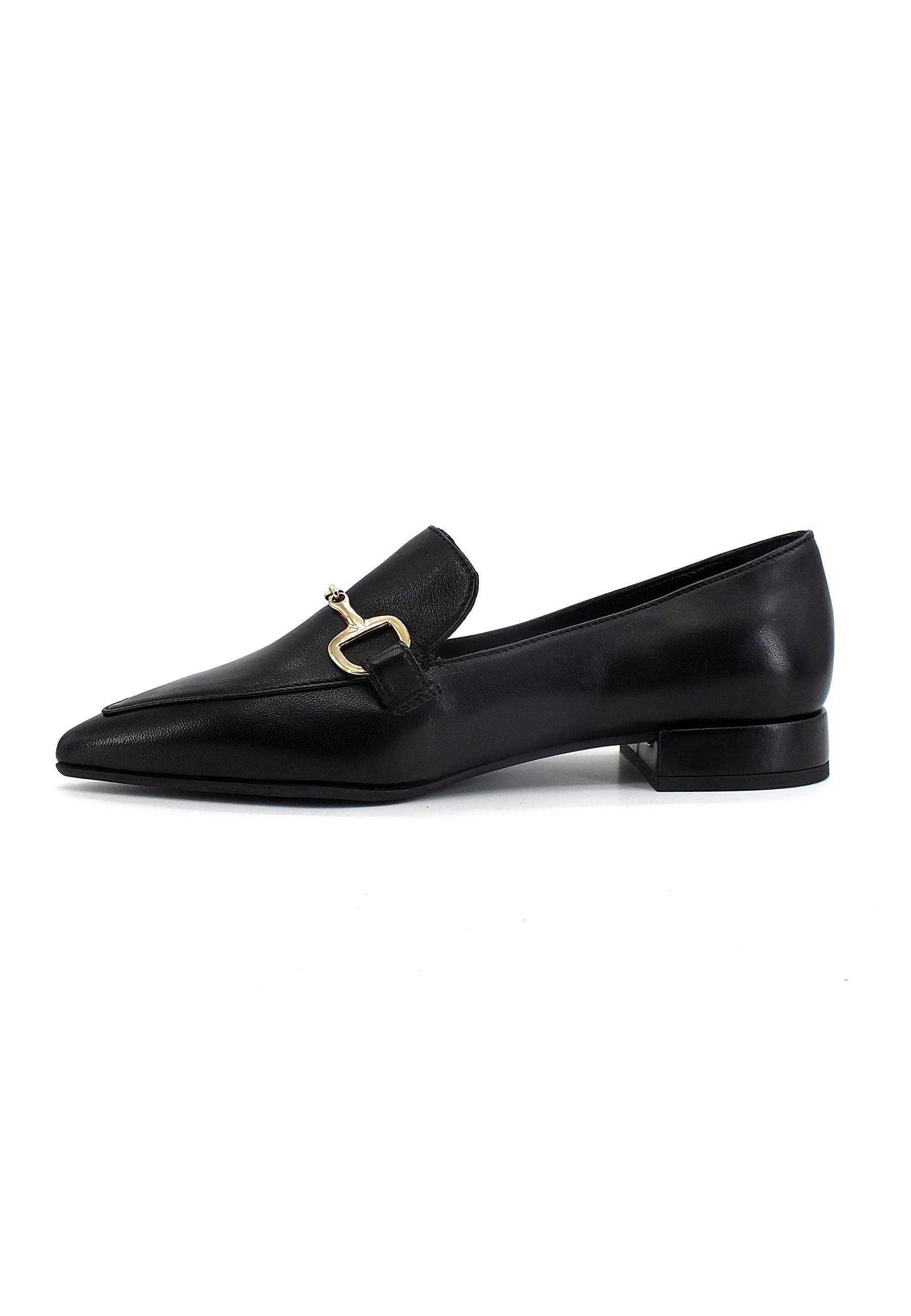 CAFENOIR Mocassino Morsetto Gold Donna Nero MA4010 - Sandrini Calzature e Abbigliamento