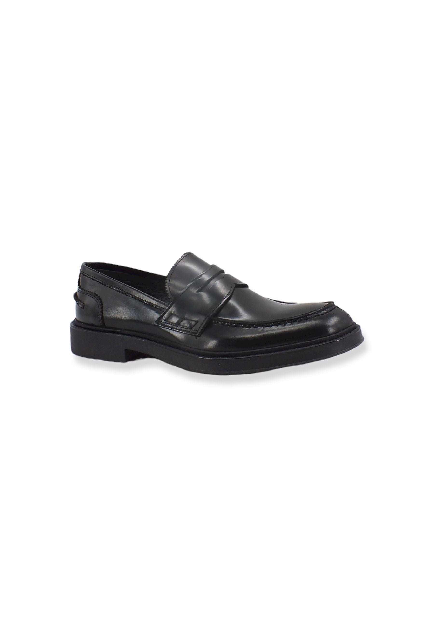 CAFENOIR Mocassino Pelle Uomo Nero RF1250 - Sandrini Calzature e Abbigliamento