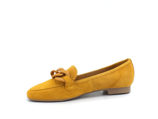 CAFENOIR Mocassino Suede Catena Giallo EG6000 - Sandrini Calzature e Abbigliamento