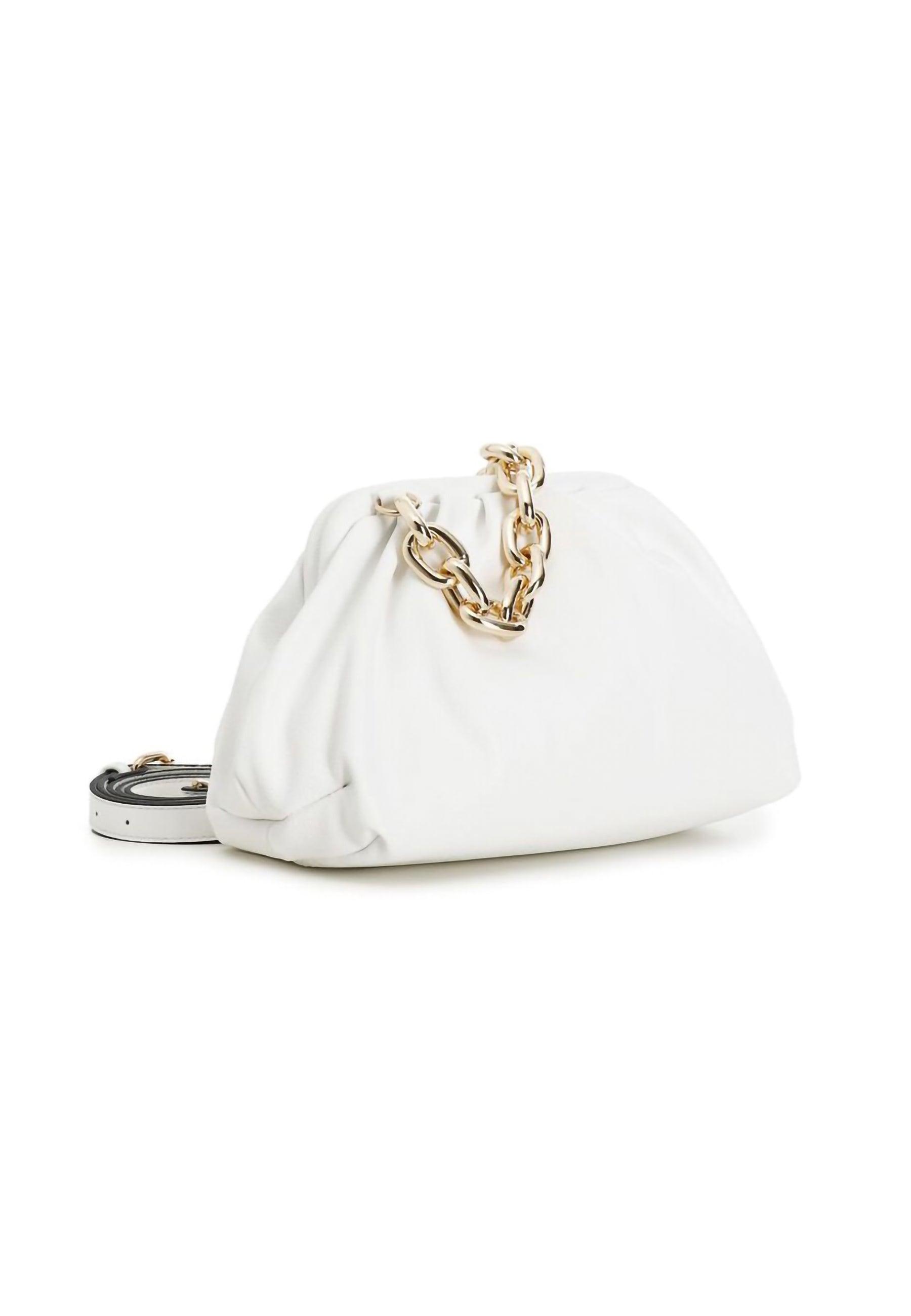 CAFENOIR Pochette Catena Bianco JU0035 - Sandrini Calzature e Abbigliamento