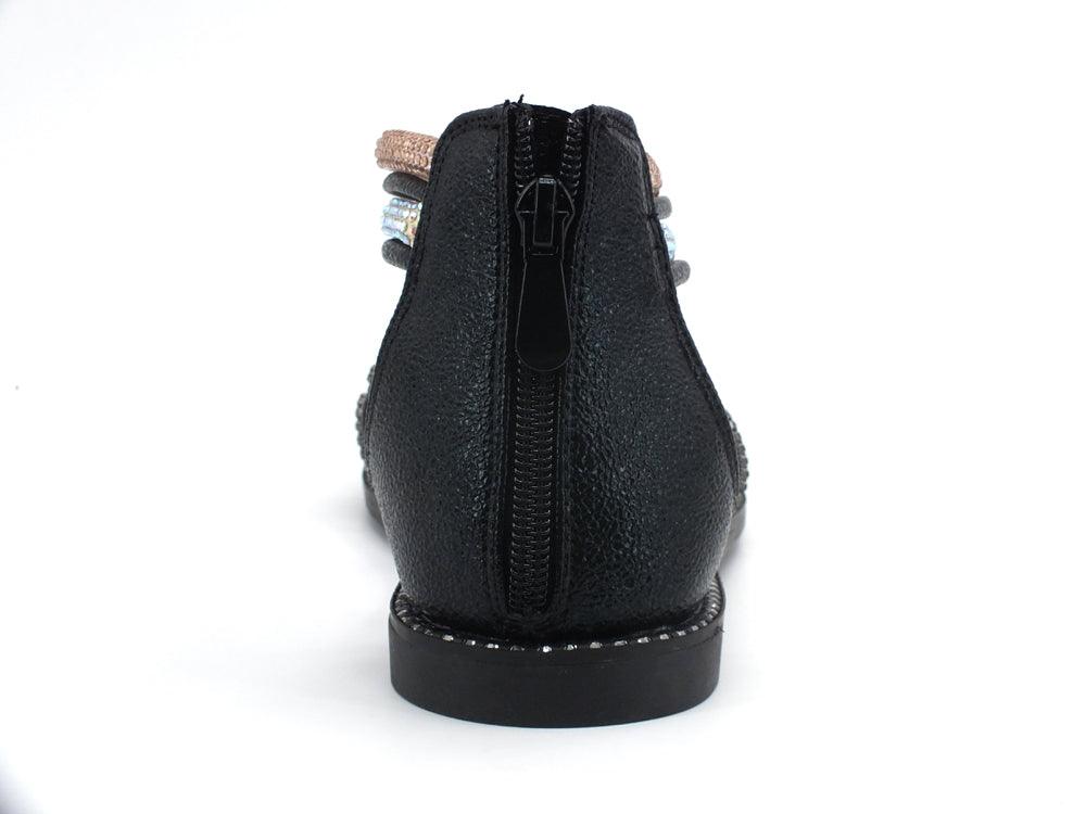 CAFENOIR Sanalo Listini Fiori Strass Multi Nero GC9030 - Sandrini Calzature e Abbigliamento