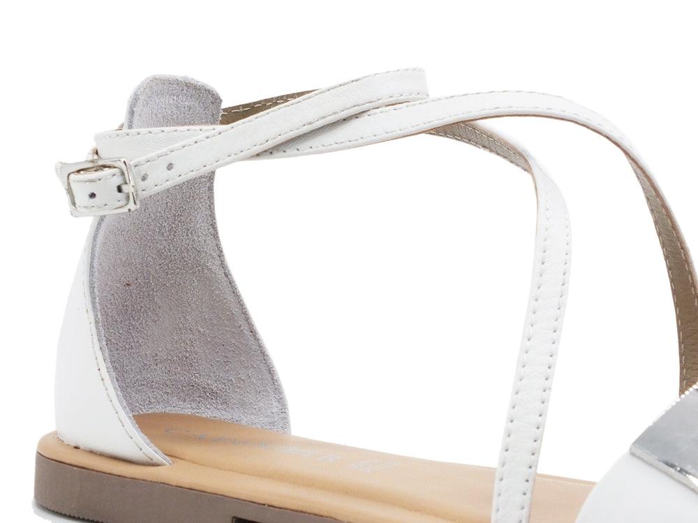 CAFENOIR Sandalo Applicazioni Donna Bianco GL1030 - Sandrini Calzature e Abbigliamento