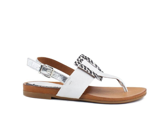 CAFENOIR Sandalo Infradito Cavallino Multi Bianco GA1870 - Sandrini Calzature e Abbigliamento