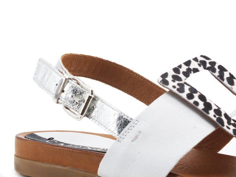 CAFENOIR Sandalo Infradito Cavallino Multi Bianco GA1870 - Sandrini Calzature e Abbigliamento