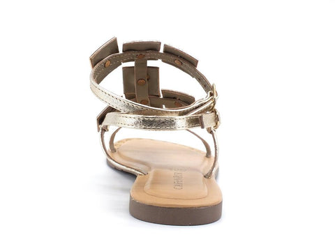 CAFENOIR Sandalo Listini Borchie Platino GL1020 - Sandrini Calzature e Abbigliamento