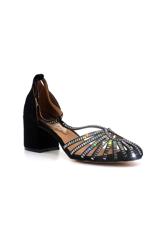 CAFENOIR Sandalo Minorchina Donna Nero LM90001 - Sandrini Calzature e Abbigliamento
