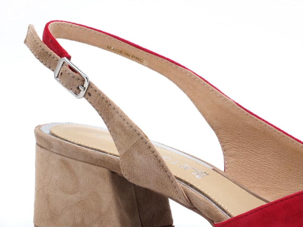 CAFèNoir Sandalo Rosso Multi GLC541 - Sandrini Calzature e Abbigliamento