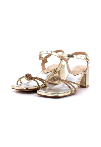 CAFENOIR Sandalo Tacco Donna Oro Platino LF9005 - Sandrini Calzature e Abbigliamento