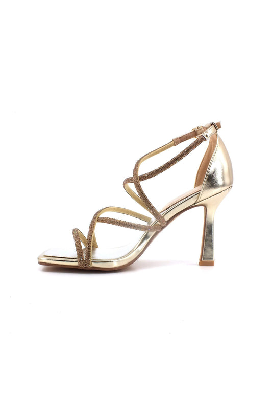 CAFENOIR Sandalo Tacco Donna Oro Platino MA9001 - Sandrini Calzature e Abbigliamento