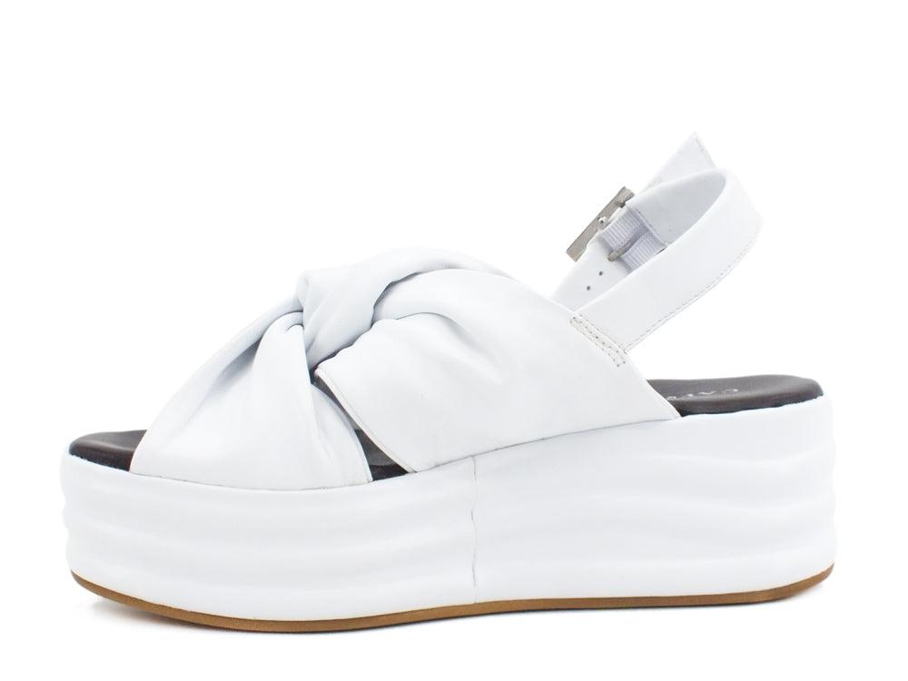 CAFENOIR Sandalo Zeppa Bianco GGG421 - Sandrini Calzature e Abbigliamento