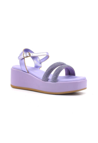 CAFENOIR Sandalo Zeppa Donna Lilla HB9051 - Sandrini Calzature e Abbigliamento