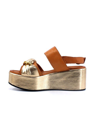 CAFENOIR Sandalo Zeppa Donna Multi Platino HN3005 - Sandrini Calzature e Abbigliamento