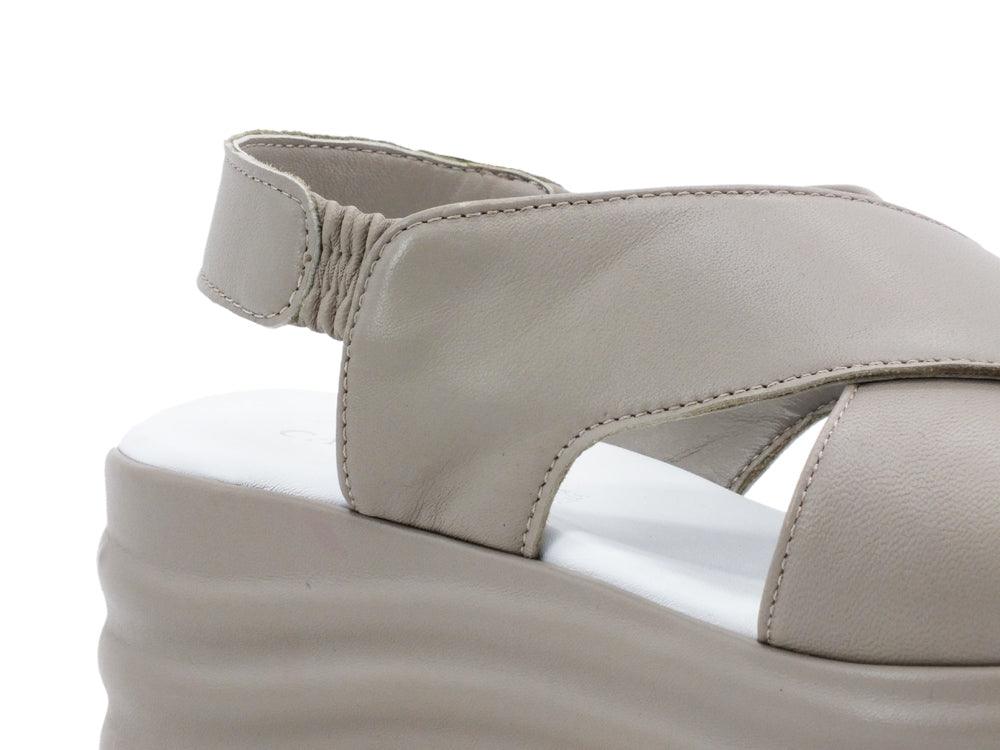 CAFENOIR Sandalo Zeppa Taupe GGG426 - Sandrini Calzature e Abbigliamento