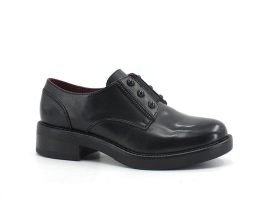 CAFENOIR Scarpa Derby Borchie Nero EA9680 - Sandrini Calzature e Abbigliamento