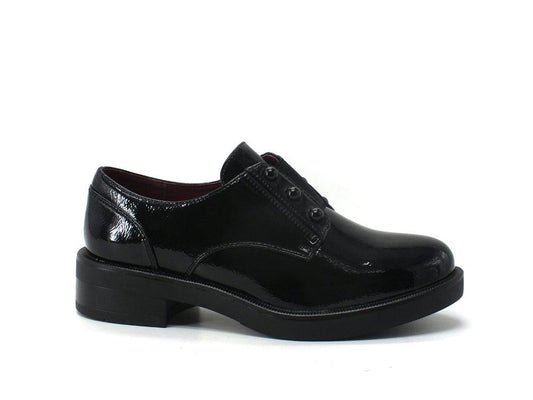 CAFENOIR Scarpa Derby Vernice Borchie Nero EA9280 - Sandrini Calzature e Abbigliamento