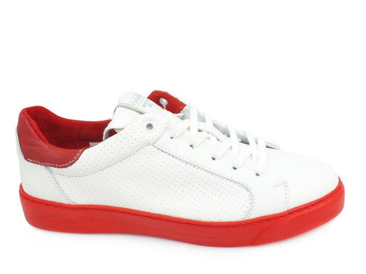 CAFèNOIR Sneaker Bianco Rosso IPP132 - Sandrini Calzature e Abbigliamento