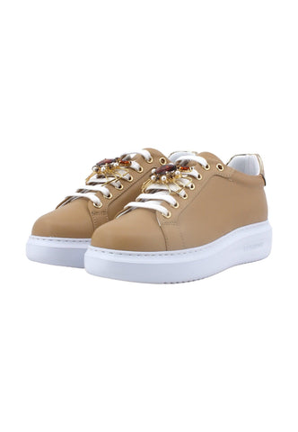 CAFENOIR Sneaker Donna Granchio Beige DE1005 - Sandrini Calzature e Abbigliamento